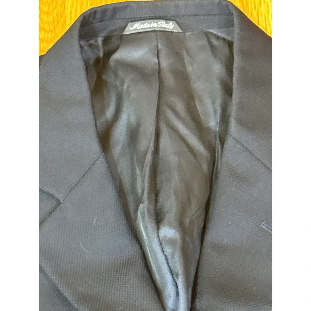 Missoni Mens Blazer Sport Coat Black Italy Size 44 Luxury